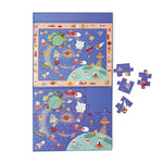 Dieses Entdeckungspuzzle wurde speziell für die Entwicklung der Beobachtungsgabe entwickelt. Nachdem du das 48-teilige Puzzle zusammengesetzt hast, beginnt die Suche als Detektiv