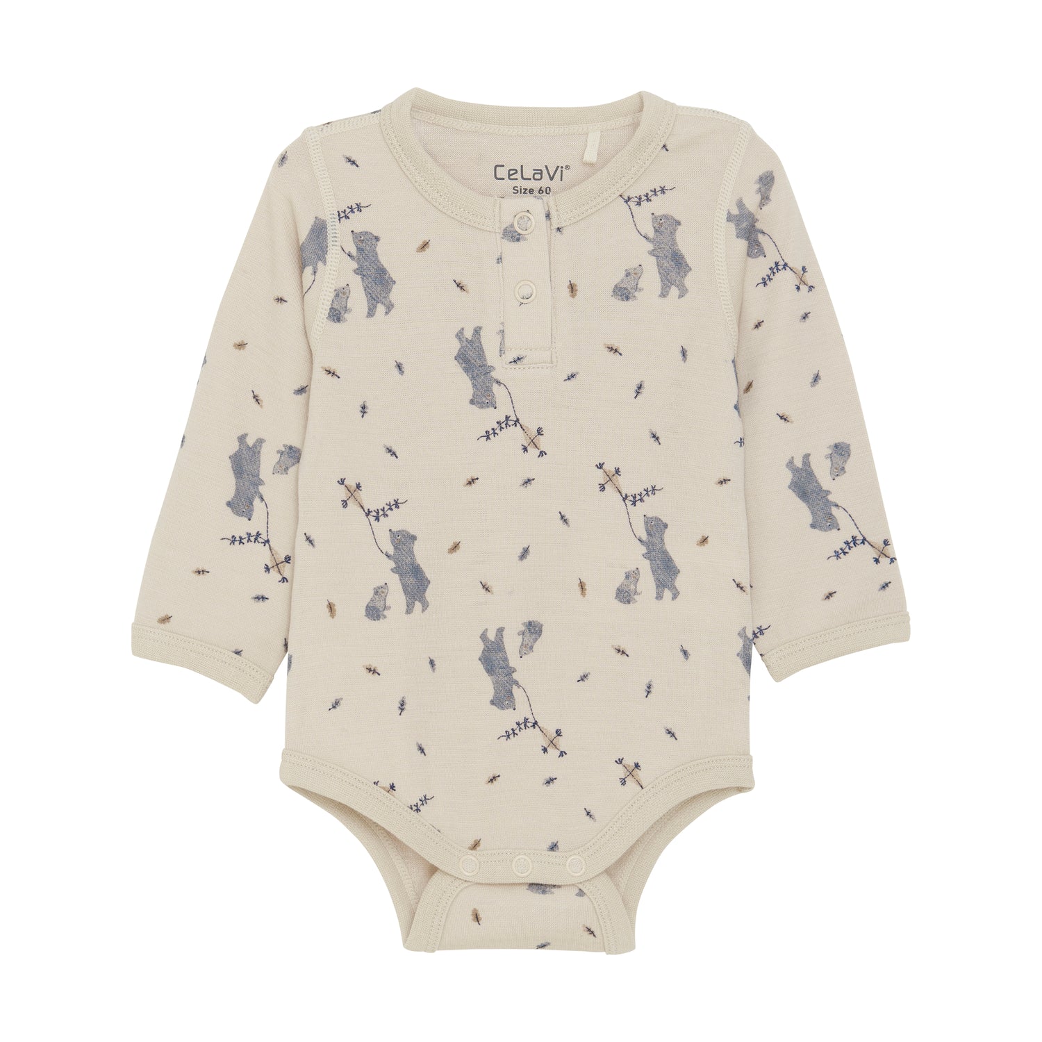 Dieser Woll-Body von Celavi bietet hochwertige Qualität und besteht aus weicher, warmer Merinowolle. Ideal für kalte Tage und für Babys, die es kuschelig und warm mögen. Die perfekte Wahl für stilbewusste Eltern, die Wert auf Komfort und Funktionalität legen.