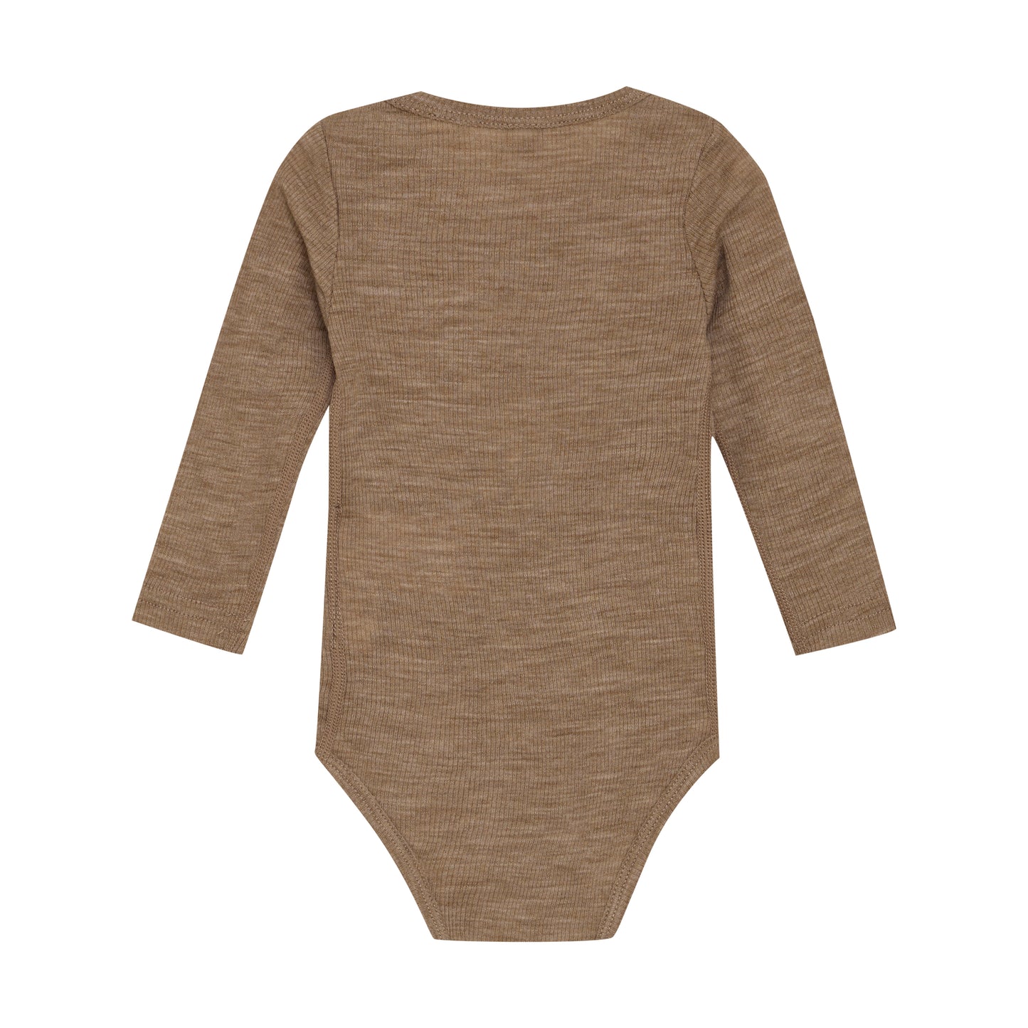 Dieser langärmelige Wollbody in Braun von Celavi bietet angenehme Wärme und Komfort für Ihr Kind.