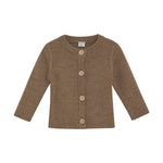 Dieser Cardigan in Braun-Beige von Celavi überzeugt durch sein angenehmes Strickmaterial und zeitloses Design – perfekt, um Ihrem Outfit Wärme und Stil zu verleihen.