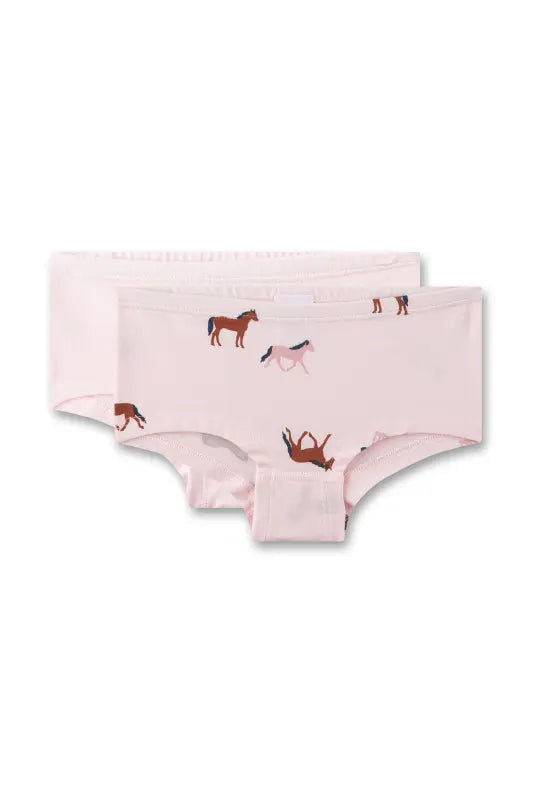 Dieses Doppelpack rosa Cutbrief von Sanetta besticht durch einen charmanten Pferdeaufdruck und bietet stilvollen Komfort für jeden Tag.