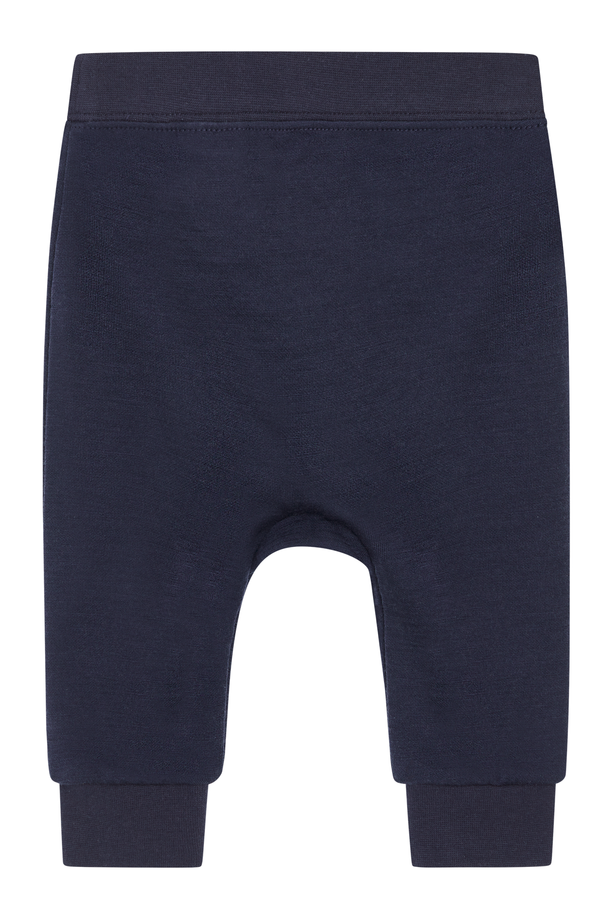 Diese dunkelblauen Sweatpants aus hochwertiger Wolle von Hust &amp; Claire bieten Komfort und Stil in einem.