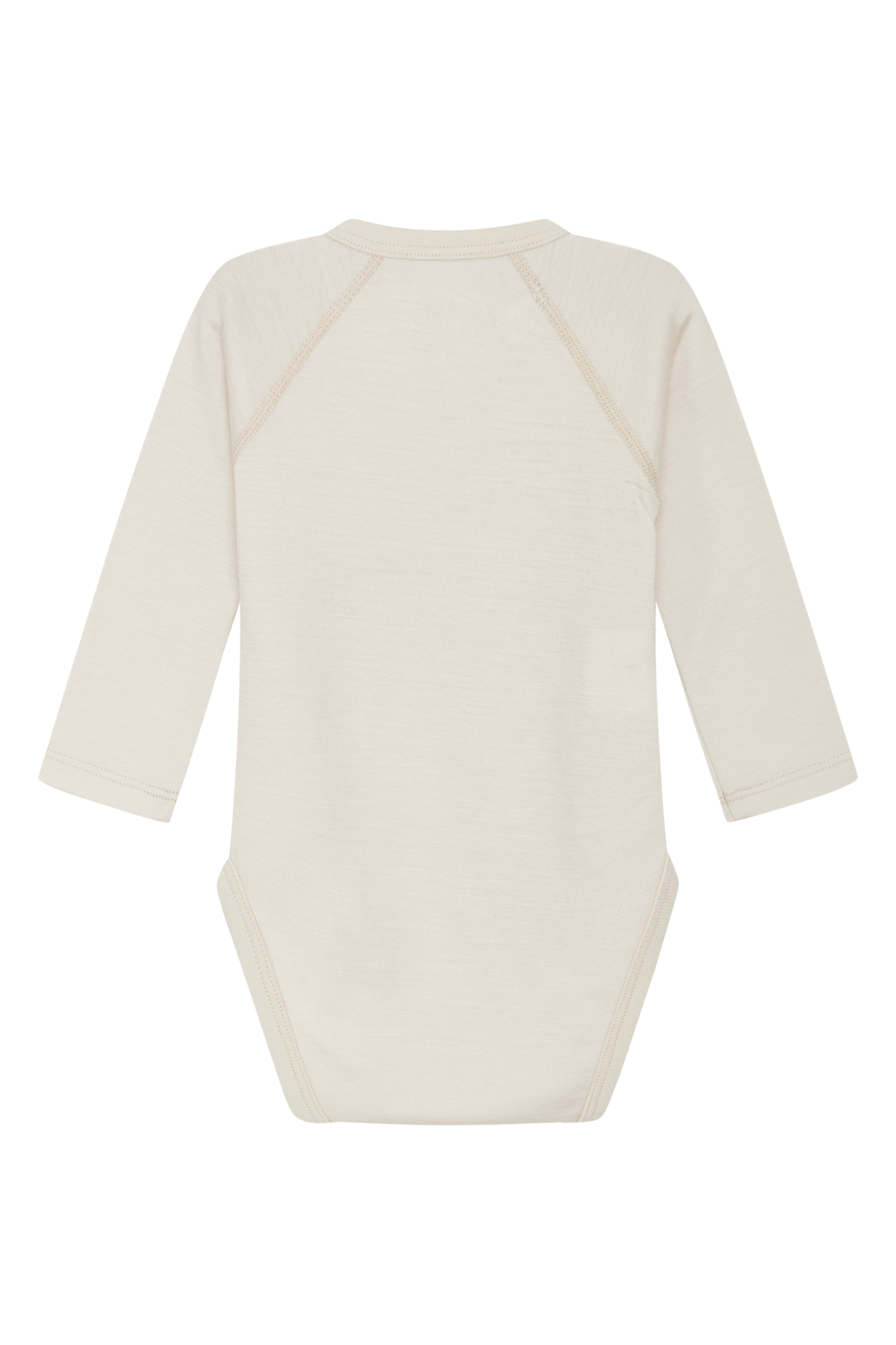 Dieser weiße Langarm-Body von Hust &amp; Claire überzeugt durch zeitlose Eleganz und hohen Tragekomfort.