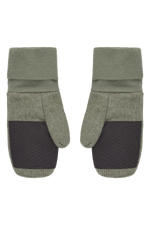 Weiche, grüne Wollhandschuhe von Hust &amp; Claire, die Komfort und Stil perfekt verbinden.