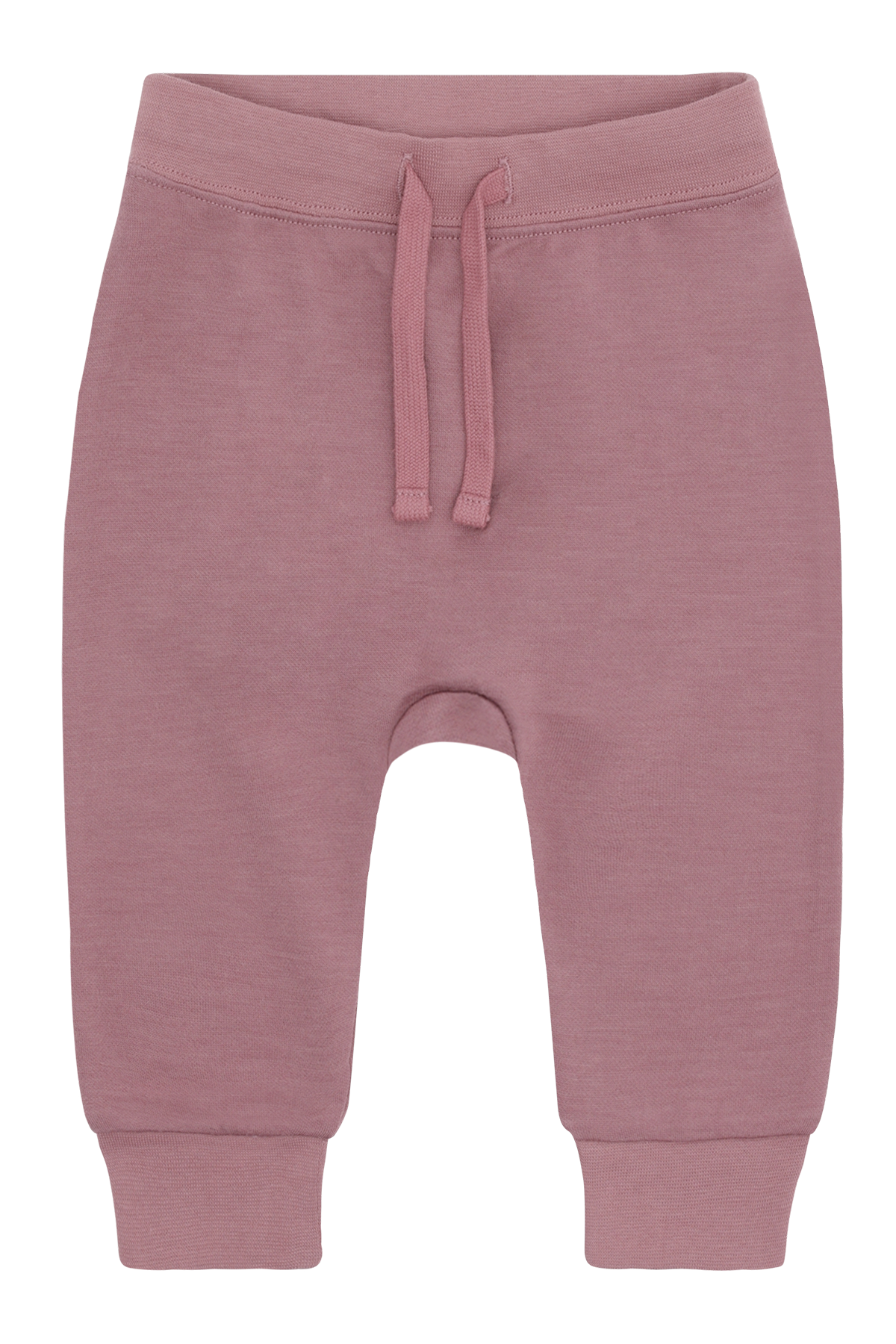 Weiche rosa Sweatpants aus hochwertiger Wolle von Hus &amp; Claire – perfekt für gemütliche Stunden mit stilvollem Komfort.