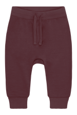 Diese dunkelroten Sweatpants aus Wolle von Hust &amp; Claire bieten Komfort und Stil in einem.