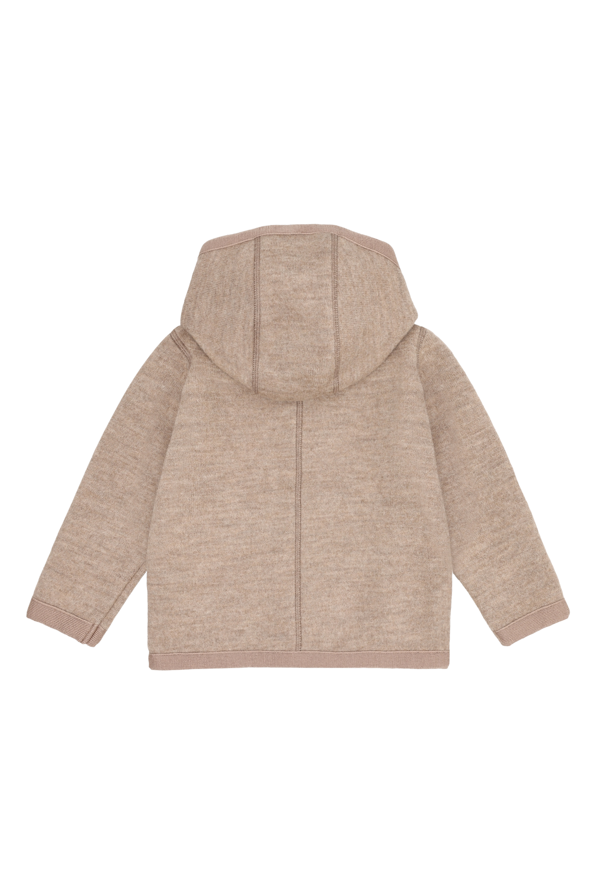 Die beige Wolljacke von Hust &amp; Claire ist die perfekte Wahl für kühle Tage. Sie bietet nicht nur angenehme Wärme, sondern auch ein weiches Tragegefühl, das für Komfort sorgt. Das zeitlose Design macht sie vielseitig kombinierbar und ideal für den Alltag. Mit dieser Jacke sind Sie bestens geschützt und fühlen sich rundum wohl, egal ob beim Spaziergang oder in der Stadt.