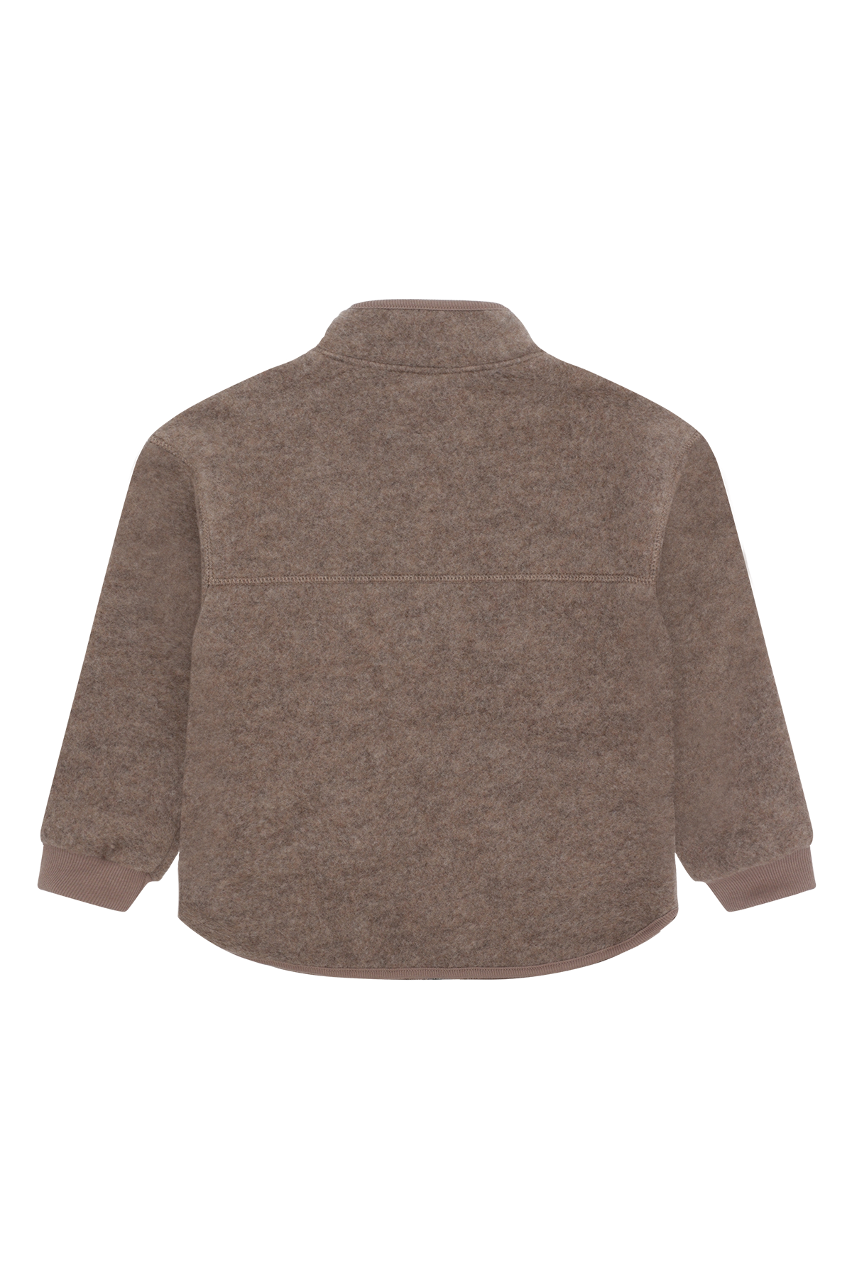 Entdecke die kuschelige braune Fleecejacke von Hust &amp; Claire – dein neuer Lieblingsbegleiter für gemütliche Tage!