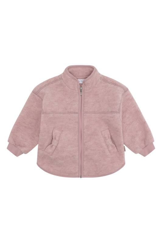 Zuckersüße rosa Fleecejacke von Hust &amp; Claire – perfekt zum Kuscheln und Spielen!