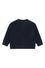 Kuscheliger, dunkler Wollcardigan von Hust &amp; Claire, der dich warm und stylisch durch den Tag begleitet.