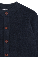 Kuscheliger, dunkler Wollcardigan von Hust &amp; Claire, der dich warm und stylisch durch den Tag begleitet.