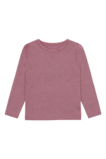 Dieses rosa Langarmshirt aus Wolle von Hust &amp; Claire bietet angenehmen Tragekomfort und Wärme für kühle Tage.