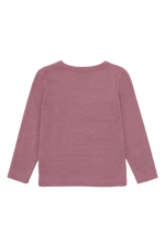 Dieses rosa Langarmshirt aus Wolle von Hust &amp; Claire bietet angenehmen Tragekomfort und Wärme für kühle Tage.