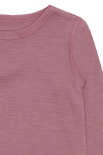 Dieses rosa Langarmshirt aus Wolle von Hust &amp; Claire bietet angenehmen Tragekomfort und Wärme für kühle Tage.