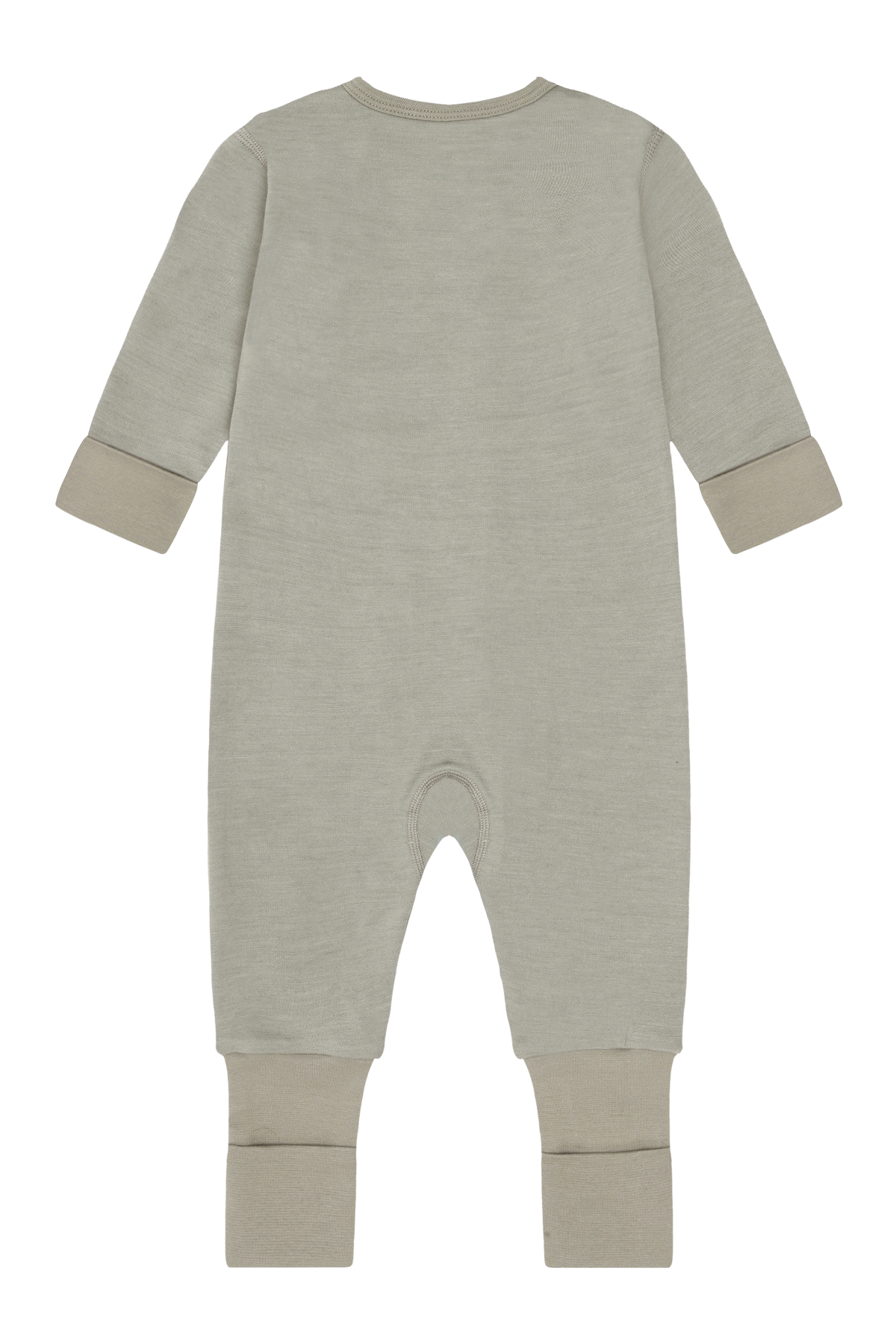 Dieser grüne Woll-Schlafanzug von Hust &amp; Claire bietet angenehmen Tragekomfort und natürliche Wärme für erholsame Nächte.