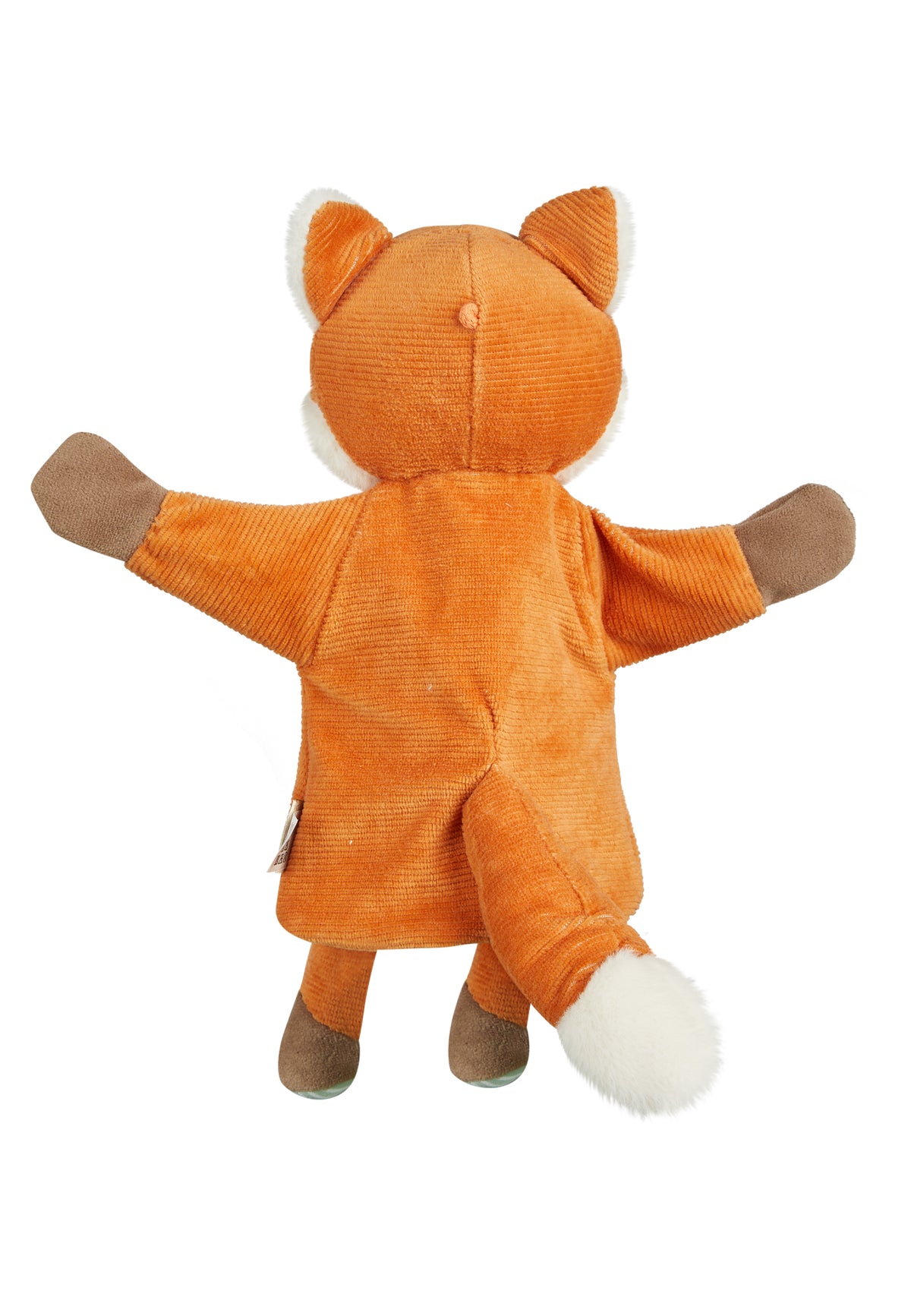 Die Handpuppe Filou ist eine detailreich verarbeitete Spielfigur aus weichem Flausch und Cord. Mit ihrer angenehmen Haptik und robusten Verarbeitung eignet sie sich besonders für fantasievolles Spielen und erste Theaterszenen. Kinder können mit Filou Geschichten nachspielen oder frei erfinden – dabei wird nicht nur die Sprache gefördert, sondern auch das Selbstbewusstsein gestärkt. Ein pädagogisch sinnvolles Spielzeug für viele Einsatzmöglichkeiten.

31 cm groß, aus Flausch und Cord mit wattierter Füllung
h