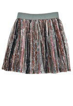 Dieser elegante Rock mit Pailletten von Bondi besticht durch seinen glamourösen Look und die funkelnden Verzierungen. Das hochwertige Obermaterial sorgt für eine angenehme Tragekomfort. Perfekt für besondere Anlässe und festliche Events, verleiht dieser Rock jedem Outfit das gewisse Etwas.&nbsp;