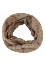 Dieser Schlauchschal von Sterntaler überzeugt mit seinem braunen Streifenmuster und bietet stilvollen Schutz vor Kälte.