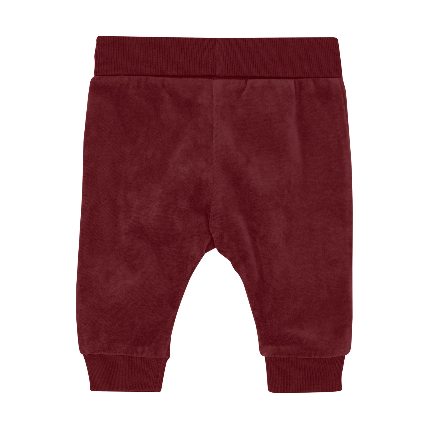 Diese dunkelrote Velour Hose ist perfekt für Babys, besonders während der Feiertage. Der weiche Stoff sorgt für optimalen Komfort und die stilvolle Farbe verleiht jedem Outfit das gewisse Etwas. Gönnen Sie Ihrem kleinen Liebling diese besondere Hose und genießen Sie die Feiertage in vollen Zügen.