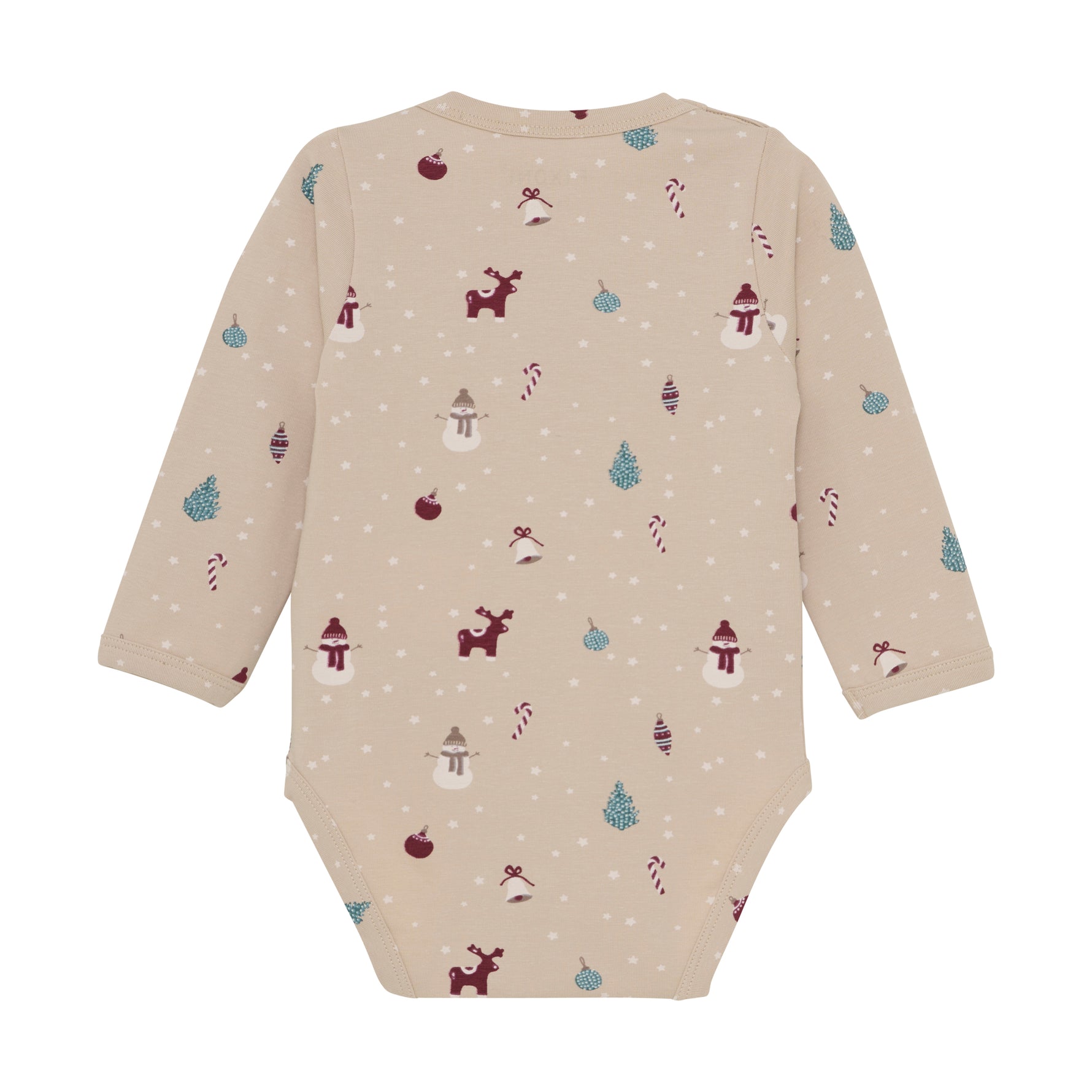 Dieser langarm Body mit Weihnachtsprint ist perfekt für Babys geeignet. Der kuschelige Stoff sorgt für Wärme und Komfort, während der niedliche Weihnachtsprint für festliche Stimmung sorgt. Ein Muss für die Feiertage!