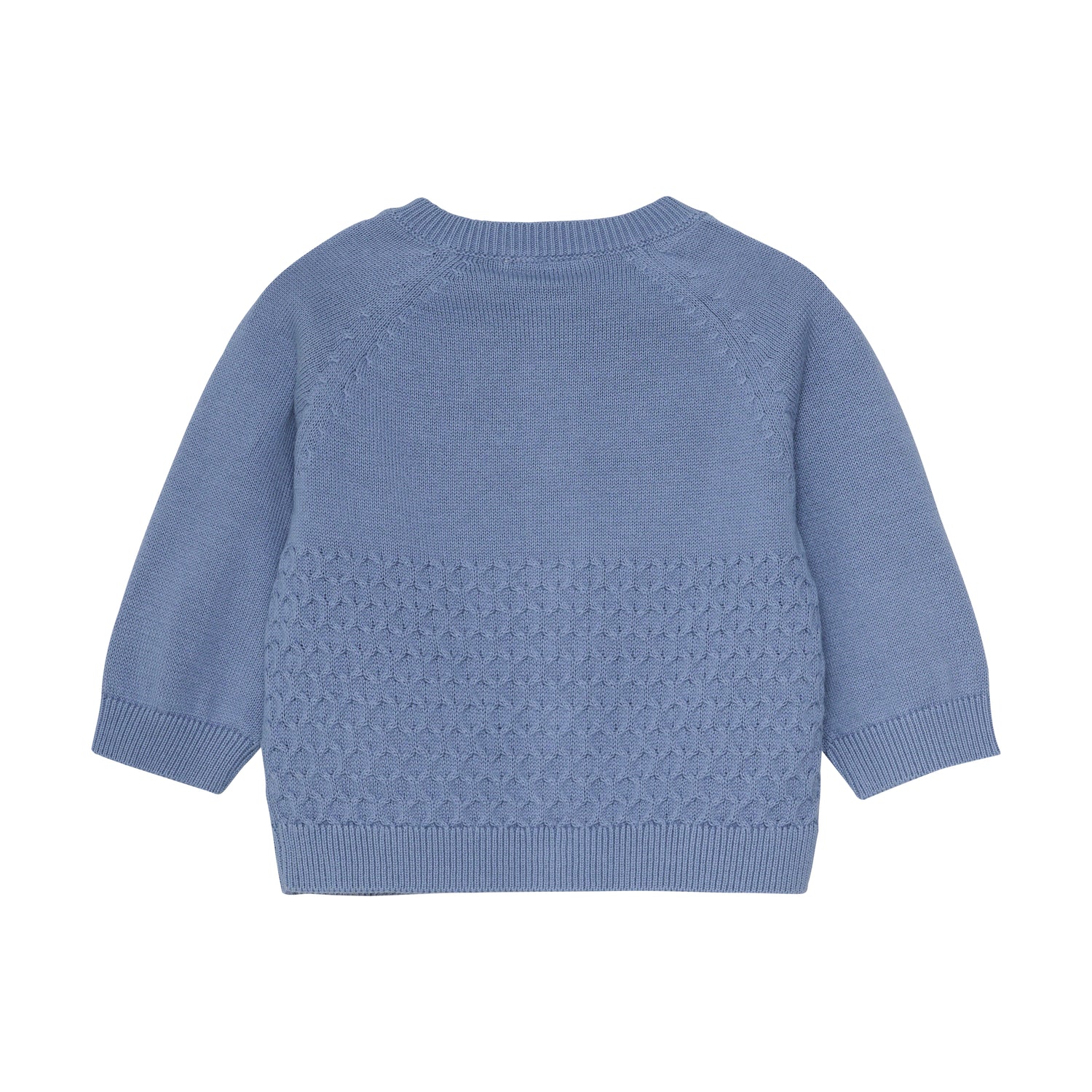 Die blaue Strickweste von Fixoni&nbsp;überzeugt mit hochwertiger Verarbeitung und weichem Material. Sie bietet angenehmen Tragekomfort und lässt sich vielseitig zu verschiedenen Outfits kombinieren – perfekt für stilbewusste Kinder.