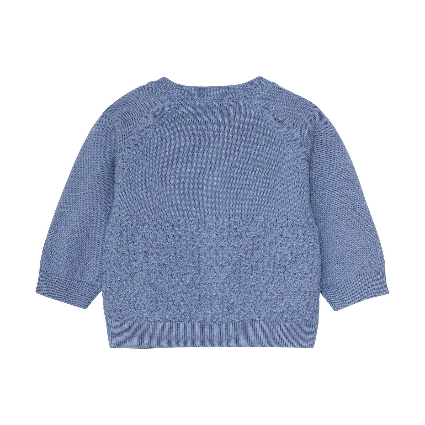 Die blaue Strickweste von Fixoni&nbsp;überzeugt mit hochwertiger Verarbeitung und weichem Material. Sie bietet angenehmen Tragekomfort und lässt sich vielseitig zu verschiedenen Outfits kombinieren – perfekt für stilbewusste Kinder.