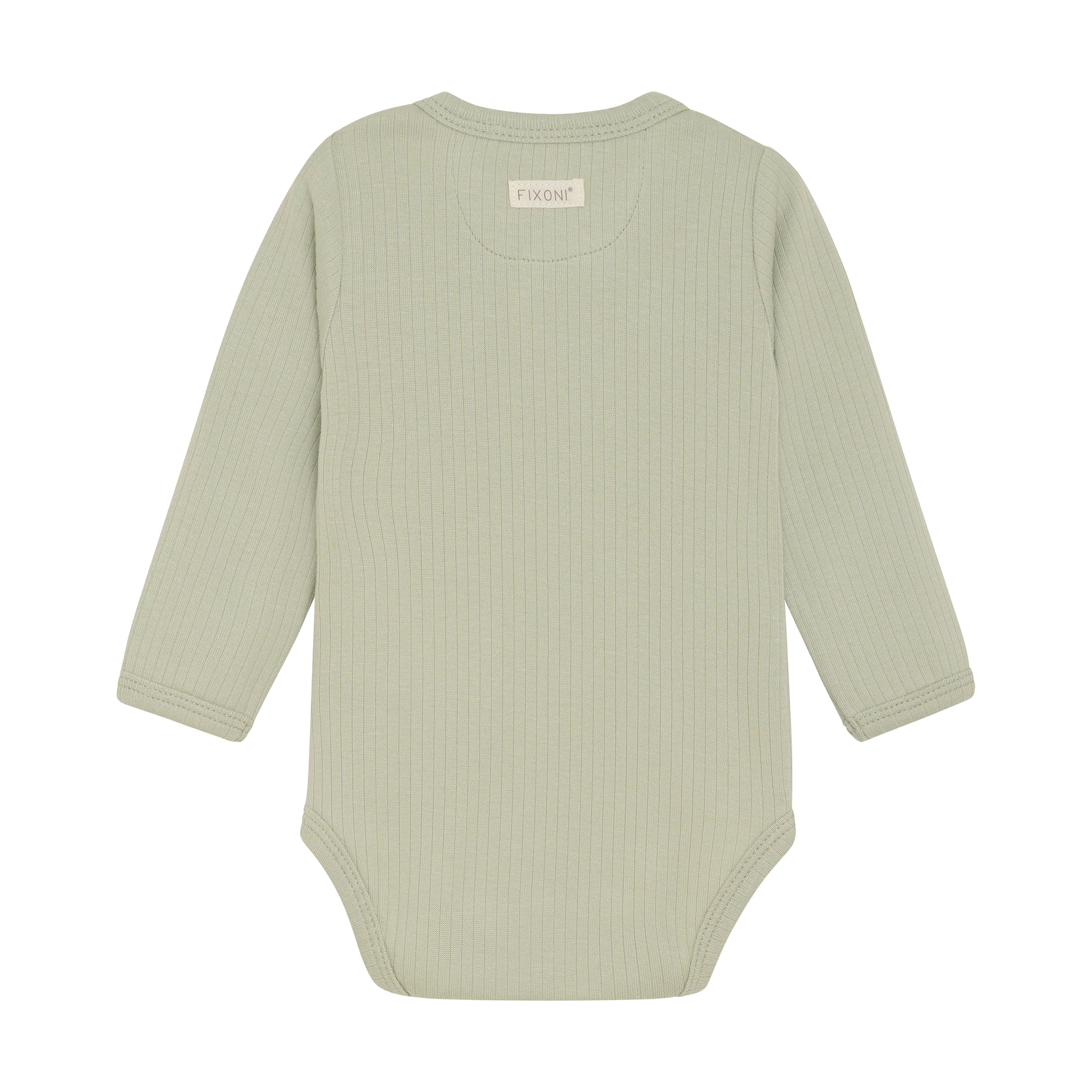 Der praktische Langarm-Wickelbody in frischem Mint von Fixoni überzeugt durch seine Mischung aus weicher Baumwolle mit einem Modal-Anteil und bietet angenehmen Tragekomfort für Ihr Baby. Das praktische Design sorgt für einfache Handhabung und hält Ihr Kind warm und geschützt. Ideal für den Alltag und vielseitig kombinierbar.