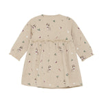 Dieses langärmelige Bodykleid von Fixoni in Beige besticht durch zarte, weihnachtliche Motive und sorgt für festliche Eleganz in der kalten Jahreszeit.