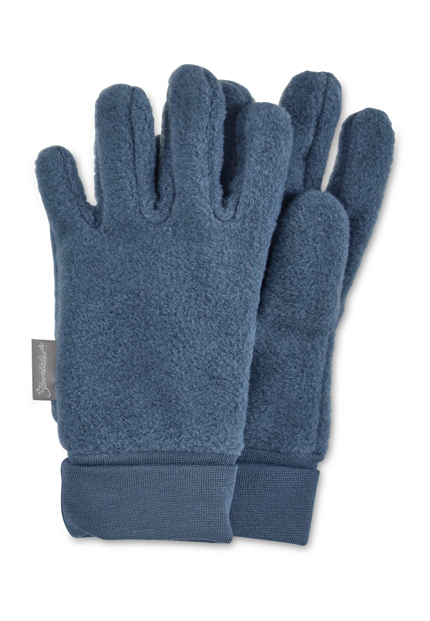 Diese blauen Fingerhandschuhe von Sterntaler bieten optimalen Schutz und Komfort für kleine Hände.