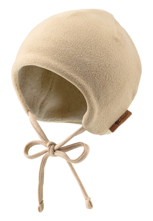 Der weiche und angenehme Fleece-Beanie von Sterntaler sorgt für wohlige Wärme an kalten Tagen.