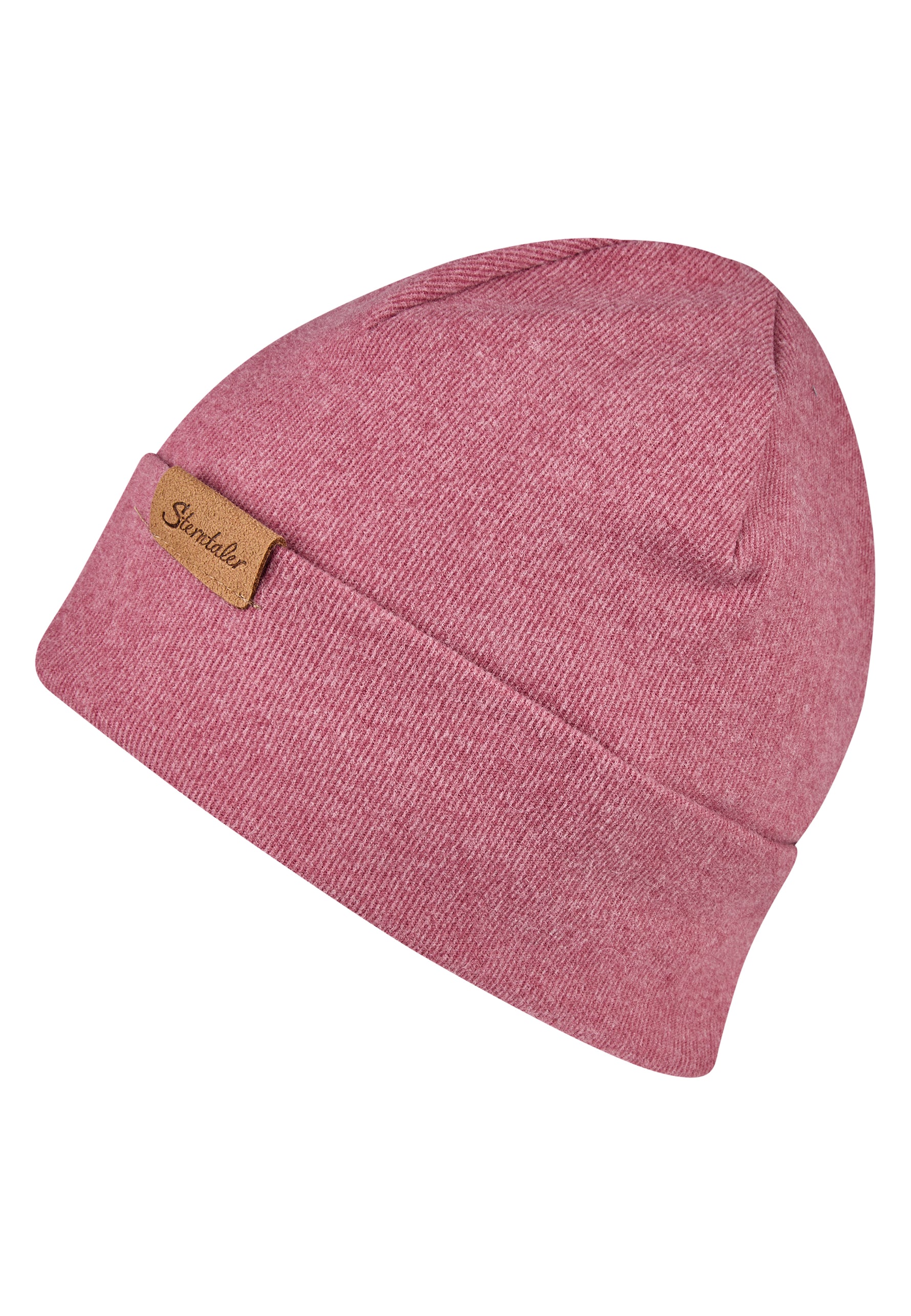 Dieses rosa Beanie mit Umschlag von Sterntaler vereint stilvolles Design und angenehmen Tragekomfort.
