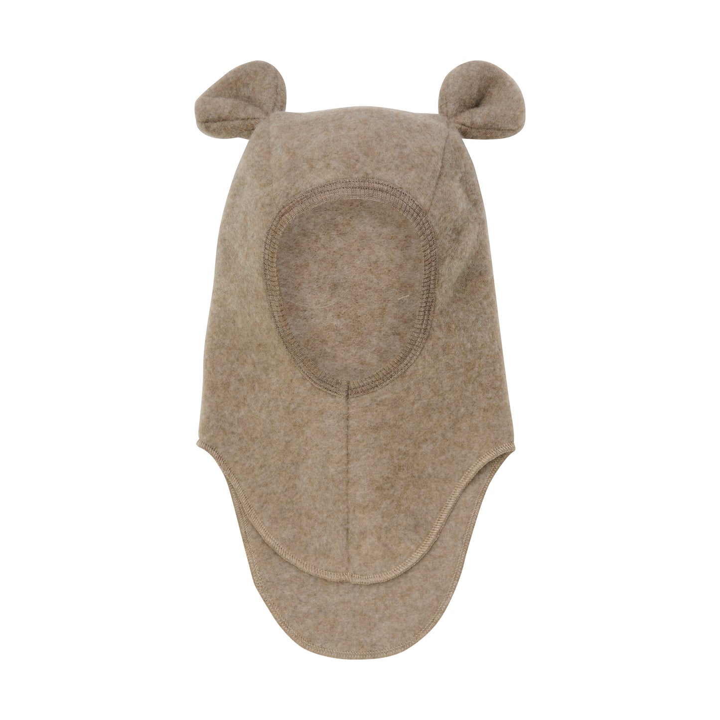Diese beige Wollhaube mit Ohren von Huttelihut verbindet kuschelige Wärme mit verspieltem Design – perfekt, um stilvoll durch kalte Tage zu kommen.