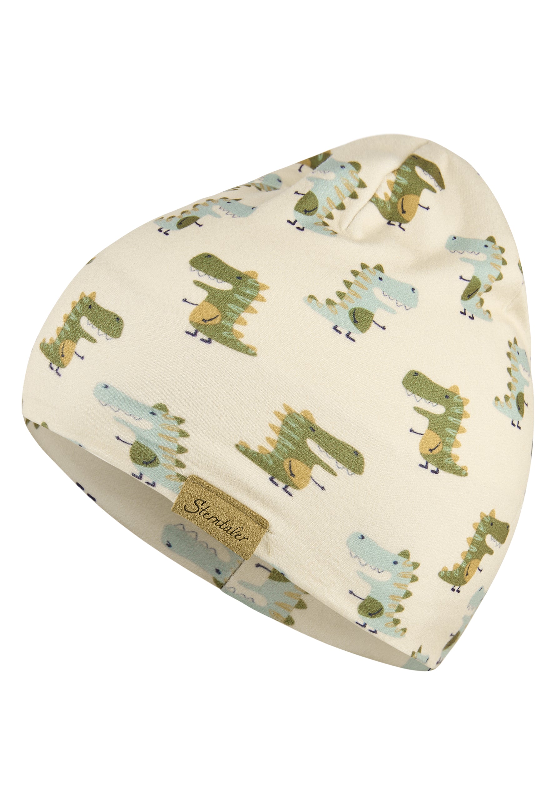 Dieses Dinosaurier-Beanie von Sterntaler vereint niedliches Design mit angenehmem Tragekomfort – perfekt, um Ihrem Kind an kühlen Tagen Wärme und Stil zu bieten.