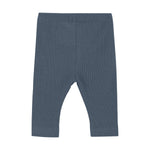 Unsere Leggings Rib in Blau sind das perfekte Kleidungsstück für Babys. Dank des speziellen Rippenmaterials sind sie besonders bequem und bieten eine optimale Passform. Ihr Baby wird sich in ihnen pudelwohl fühlen. Perfekt für den täglichen Tragekomfort.