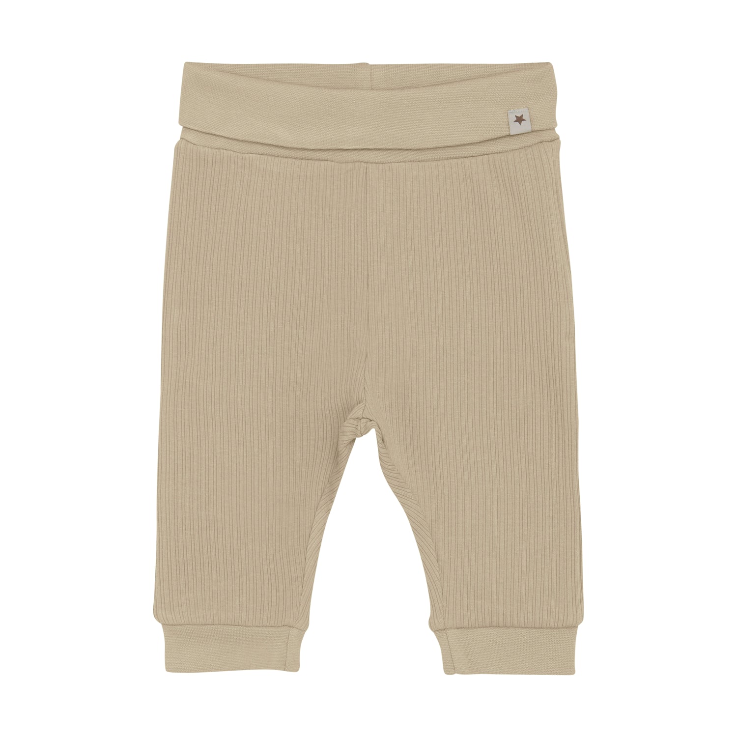 Die beige Rippstrick-Hose von HUTTELIHUT besticht durch ihre edle Optik und erstklassige Verarbeitung.