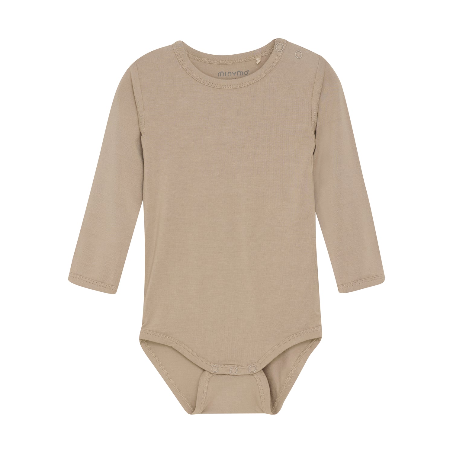 Dieser schlichte Body in Beige von MINYMO überzeugt durch sein zeitloses Design und hochwertige Verarbeitung.