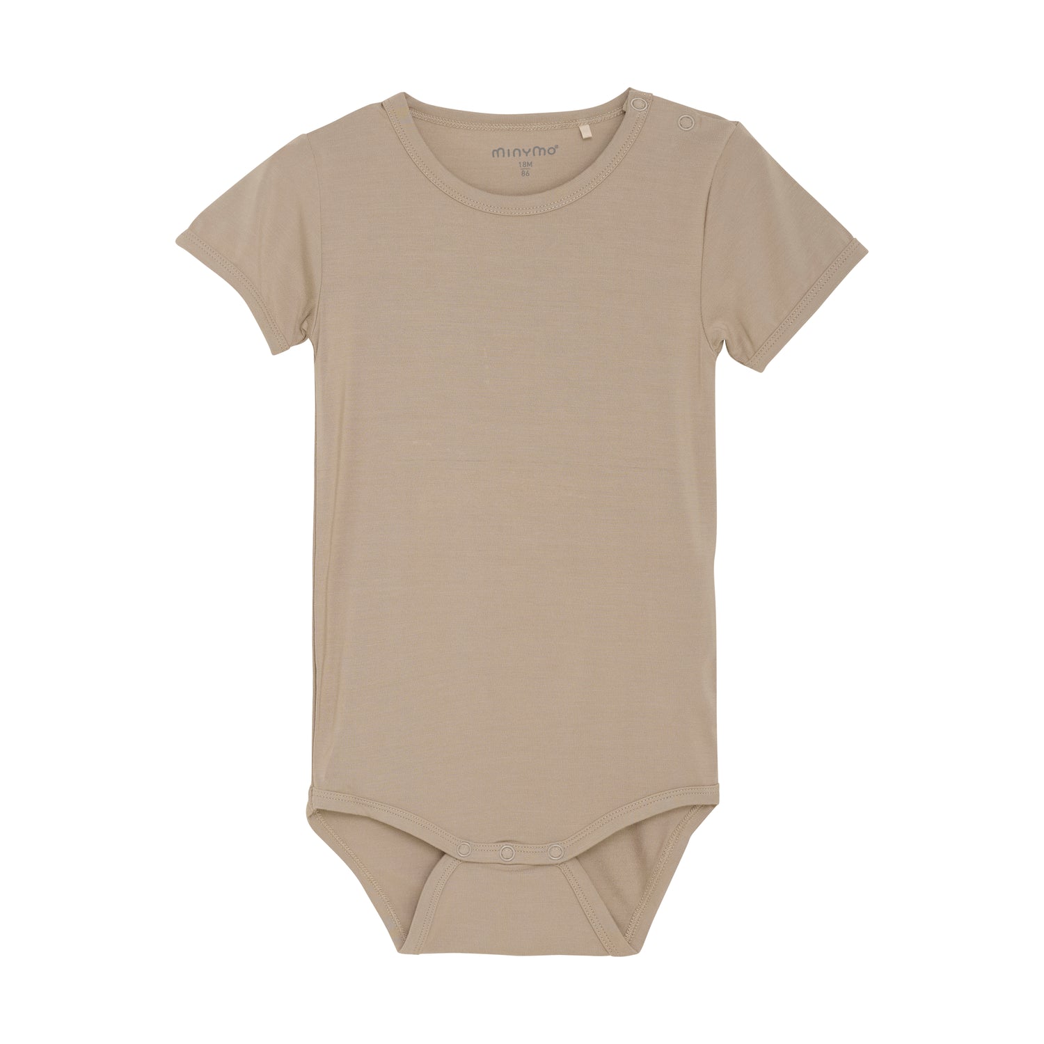Der bequeme Body in zartem Beige von MINYMO bringt mit seinem schlichten Look spielerische Leichtigkeit in jeden Tag.