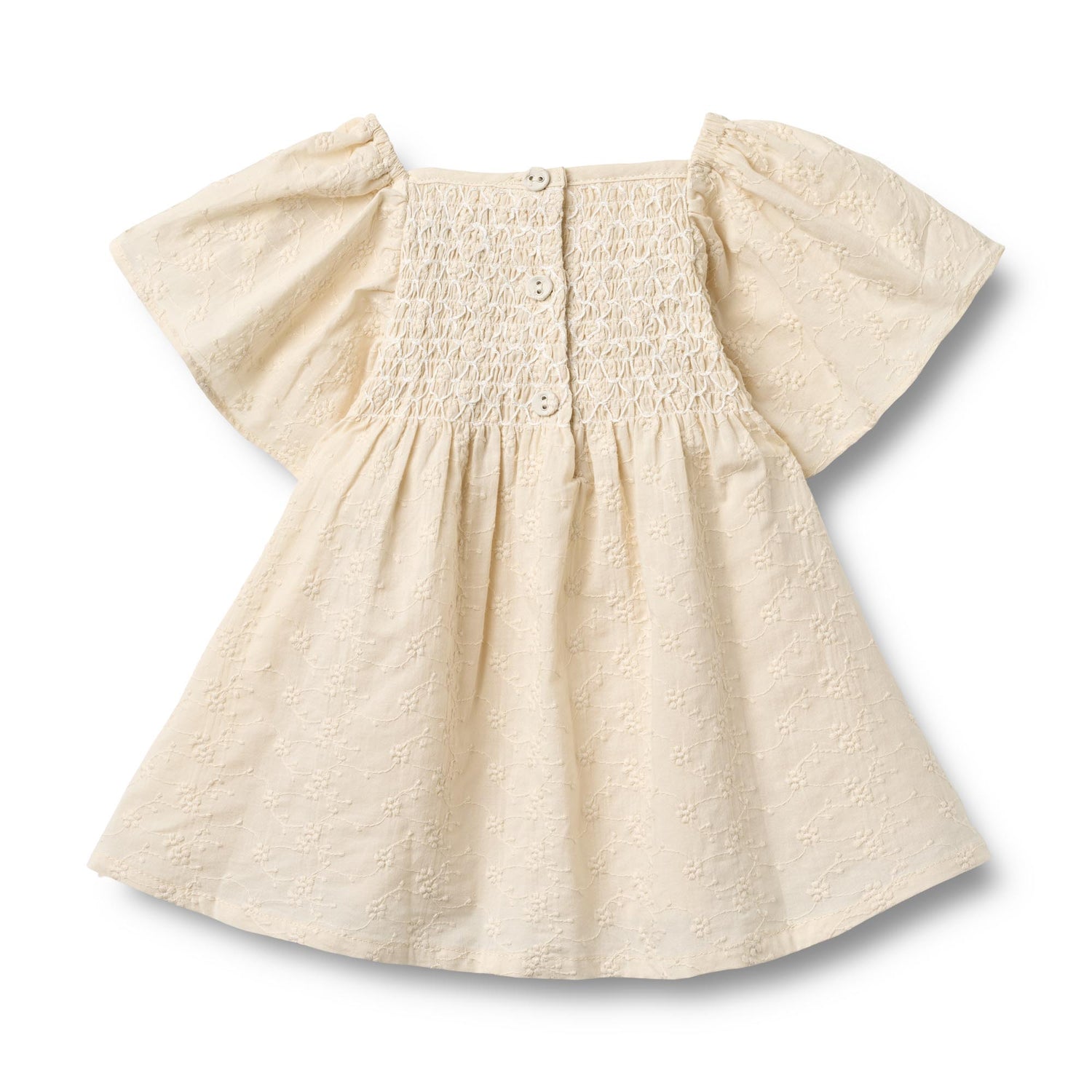 Elegantes Sommerkleid von WHEAT aus 100% Bio-Baumwolle. Das Dress S/S Elva besticht durch seine luftige Leichtigkeit und natürliche Materialqualität. Perfekt für warme Tage – angenehm zu tragen und umweltbewusst produziert. Ein zeitloses Basics-Piece für deinen Kleiderschrank.