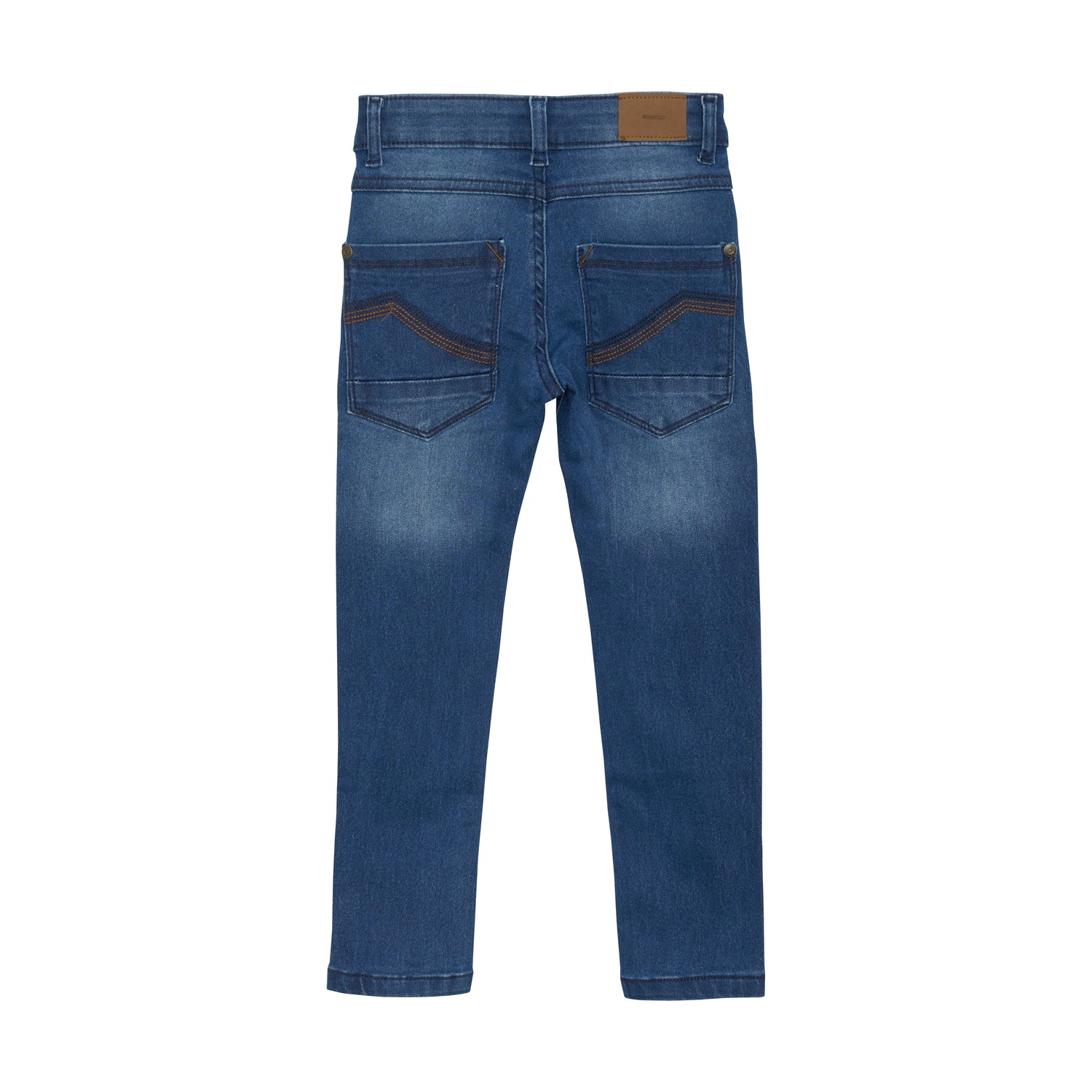 Dunkelblaue Stretch Slim Fit Jeans von MINYMO.