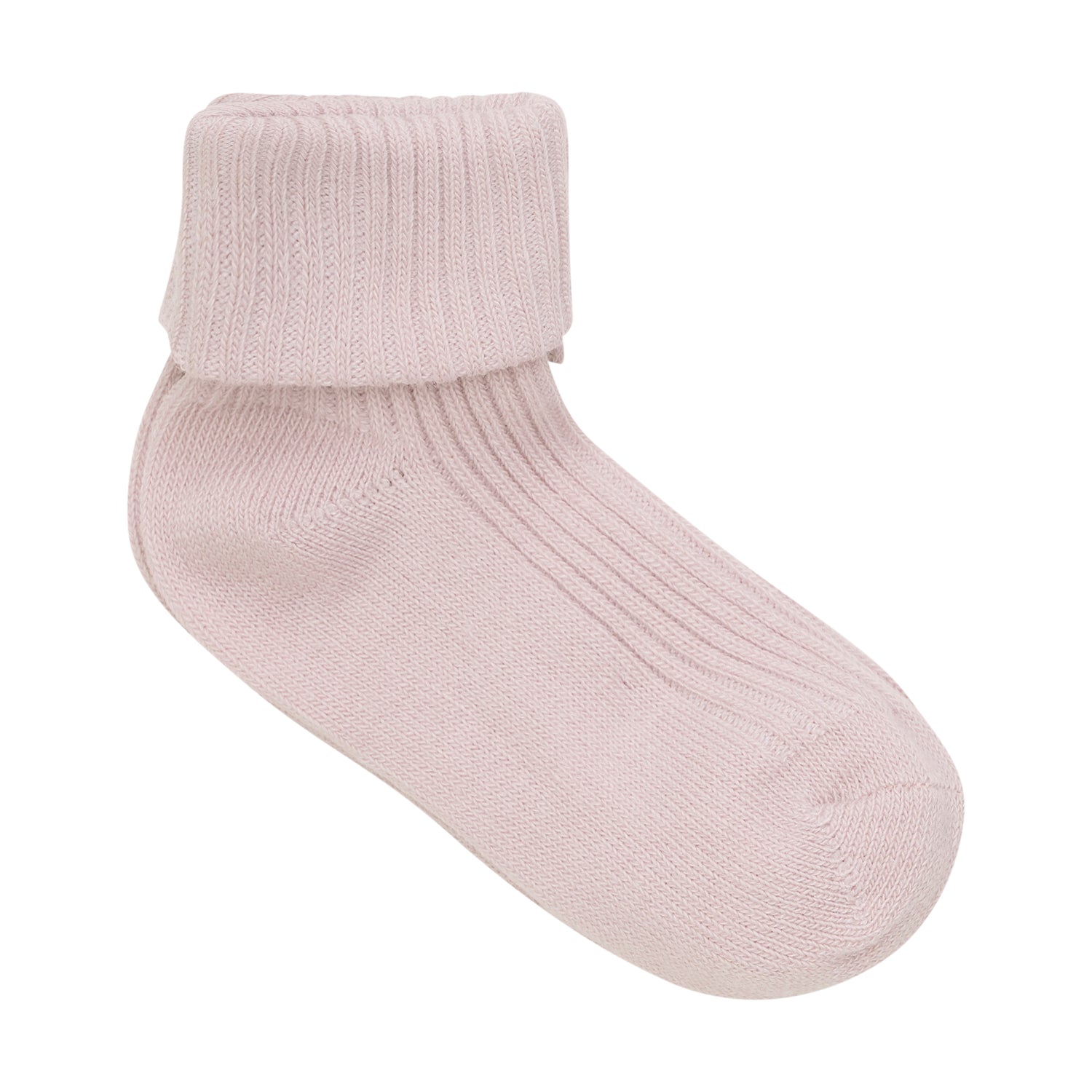 3er Pack Rib Babysocken in Rosa, Beige und Weiß von MINYMO.