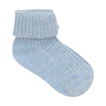 3er Pack Rib Baby Socken in Blau, Beige und Grau von MINYMO.