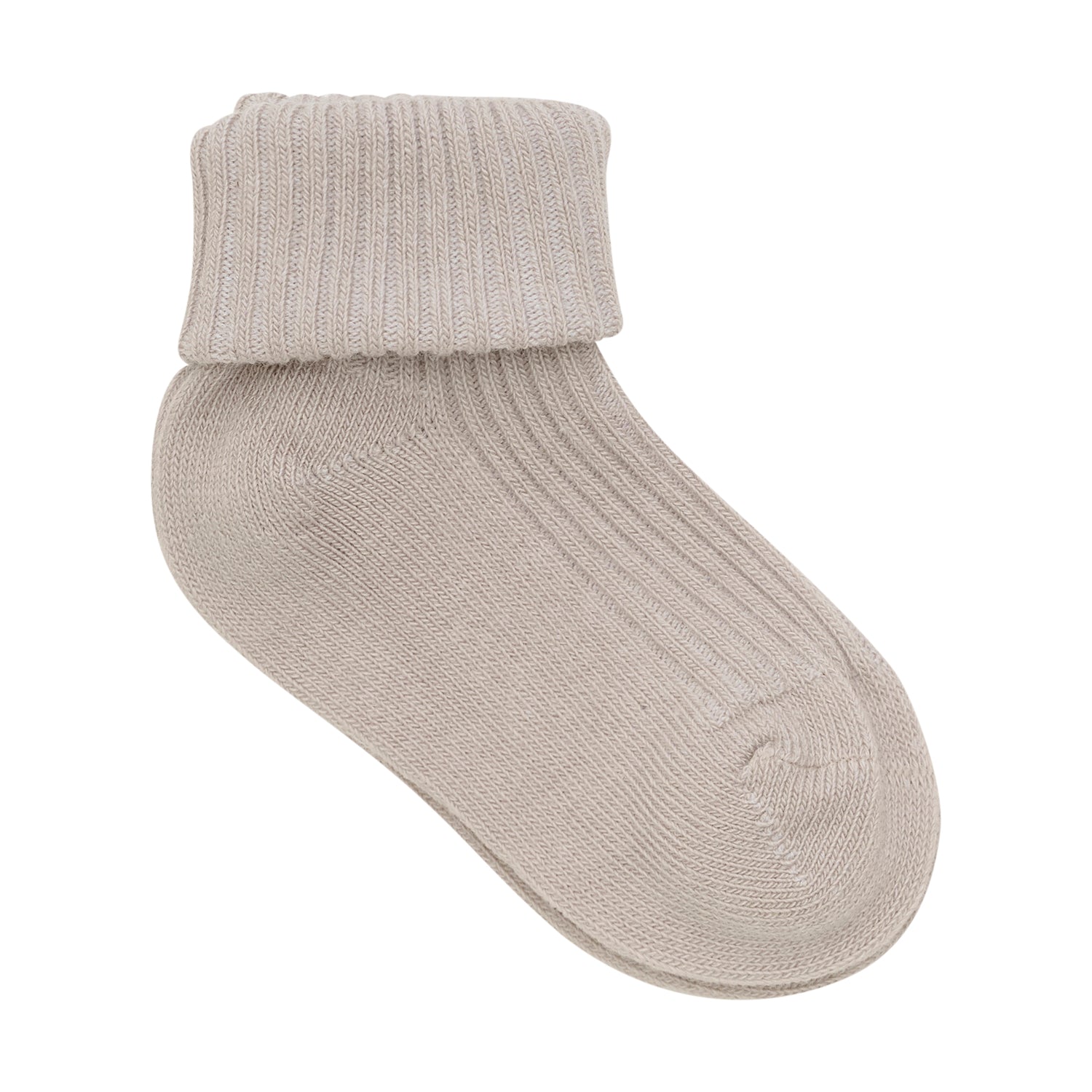 3er Pack Rib Baby Socken in Blau, Beige und Grau von MINYMO.