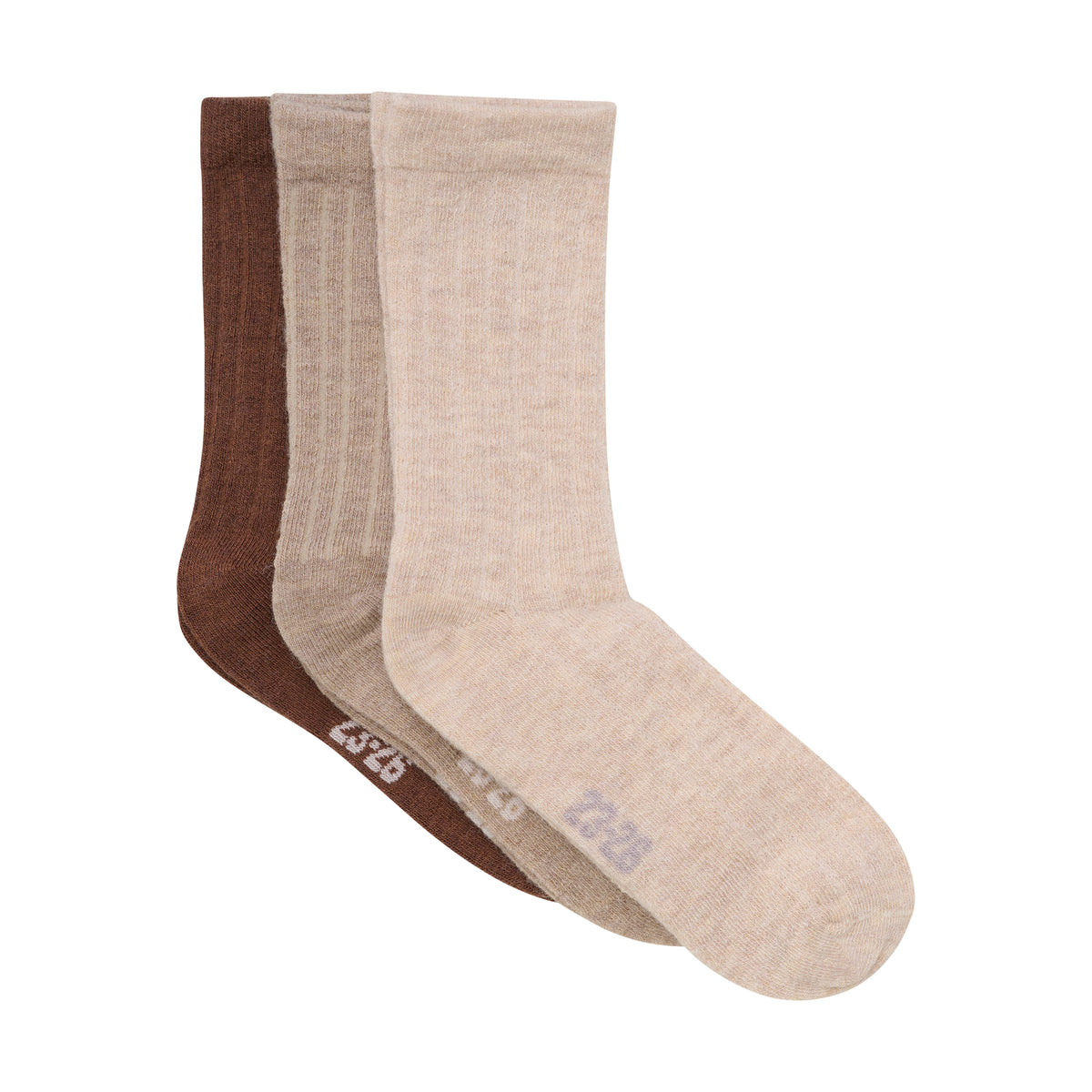 Weiches 3er Pack Rippensocken aus hochwertiger Mischung mit Wolle, Viskose und Polyamid. Angenehm warm und atmungsaktiv für den ganzen Tag. Perfekt für Kinder und Erwachsene.