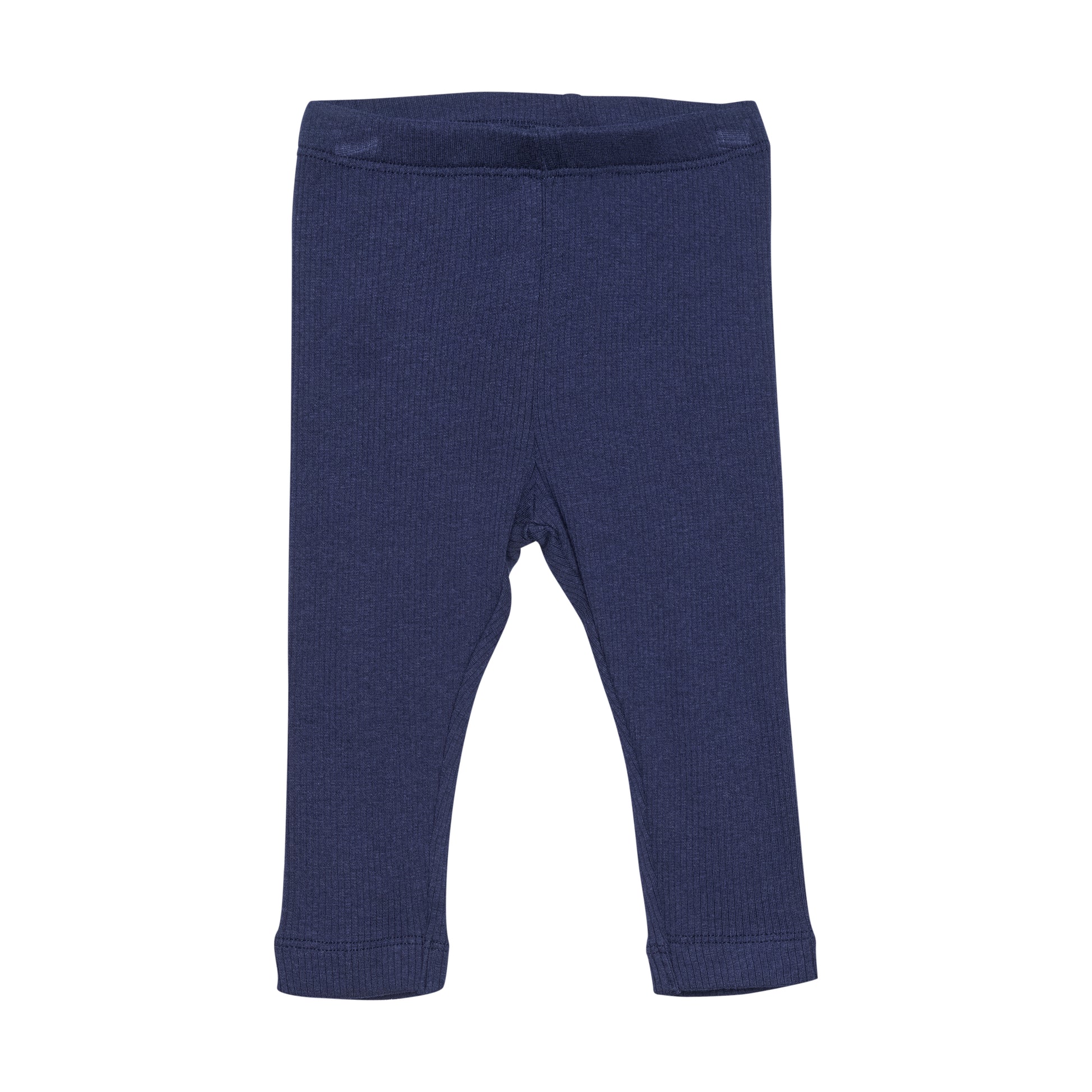 Diese dunkelblauen Rib-Leggings von MINYMO überzeugen durch ihre hochwertige Rippstruktur und bieten eine elegante, zeitlose Ergänzung für jede Garderobe.