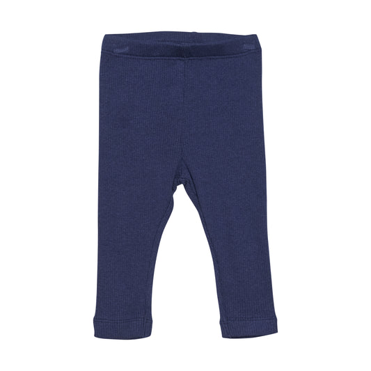 Diese dunkelblauen Rib-Leggings von MINYMO überzeugen durch ihre hochwertige Rippstruktur und bieten eine elegante, zeitlose Ergänzung für jede Garderobe.