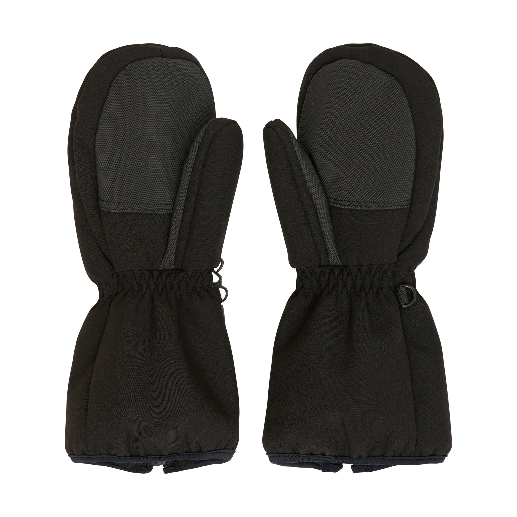 Diese schwarzen Softshell-Fäustlinge von Color Kids sind ideal für kalte Wetterbedingungen und bieten zuverlässigen Schutz und Komfort.