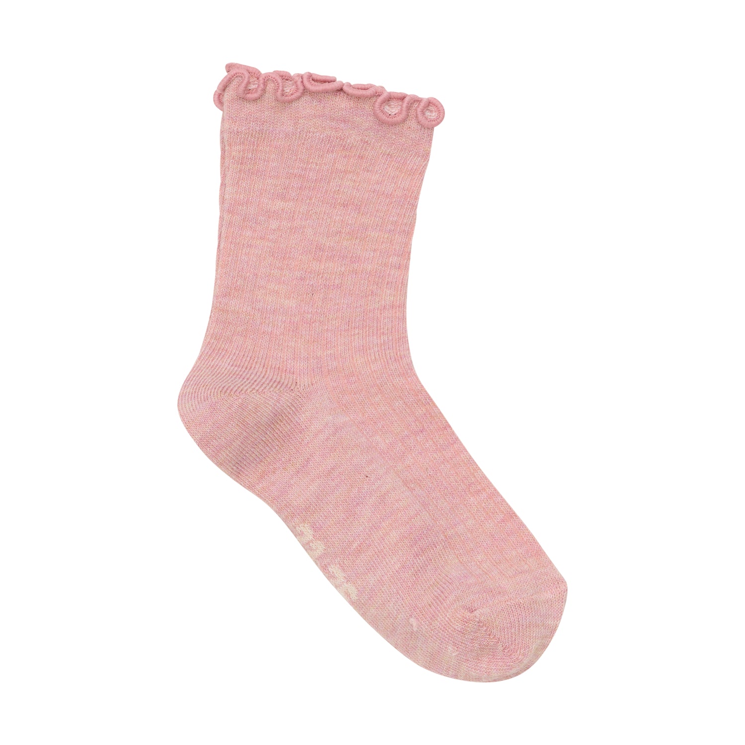 2er Pack Socken von MINYMO in Rosa und mit Herzchenmotiv.