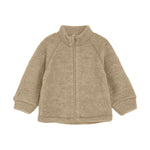 Erleben Sie die kuschelige beige Wolljacke von Celavi, die Komfort und Stil perfekt vereint.