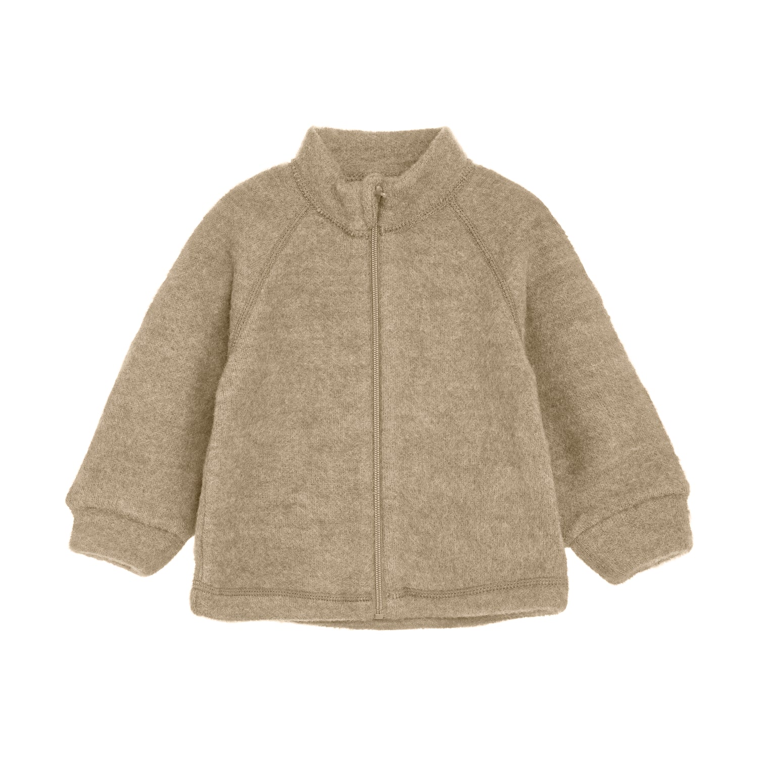 Erleben Sie die kuschelige beige Wolljacke von Celavi, die Komfort und Stil perfekt vereint.