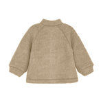 Erleben Sie die kuschelige beige Wolljacke von Celavi, die Komfort und Stil perfekt vereint.